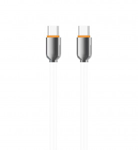 L✮STAR LS-21 Кабел за Телефон 60W Fast Type-C към Type-C - Бял