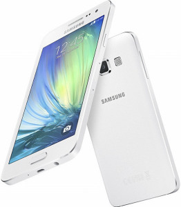Капак батерия (без кам.) за Samsung A3 - Бял
