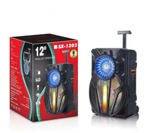 SX-1203 12" 800W Безжична колона говорител субуфер