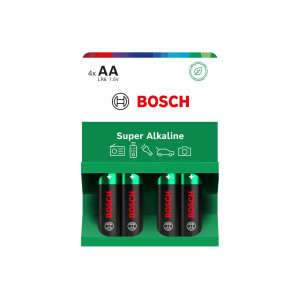 0131 Батерии Bosch Super Alkaline AA 4-blister