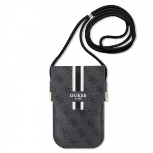 2200 GUESS US WALLET 4G STRIPES BLACK