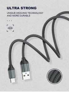 LDNIO Кабел LS431 USB към Type-C 1M