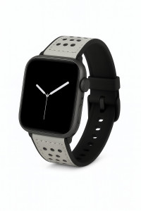 Кожена Магнитна каишка BN-12 Apple Watch 44/45/46/49mm Ultra - Сив