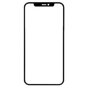Предно стъкло (части) за iPhone 11 Pro - Черен