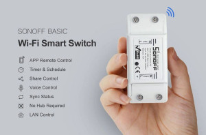 Умен дом със SONOFF BASIC R2 Basic WiFi Smart Switch – Умен превключвател с управление през eWeLink, Alexa и Google Home