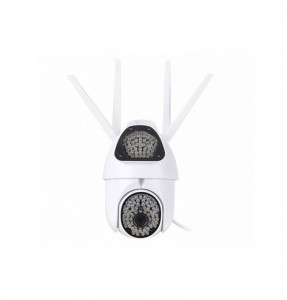 IP Камера Q135 V380-720P ( APP:V380PRO ) HD 360 градуса с микрофон и високоговорител и LED светлина