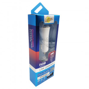 12V CC-3400  iPhone L✮STAR Зарядно за кола 2.4А с двойно USB