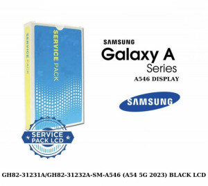 ОРИГИНАЛЕН  Дисплей за Samsung A546 5G (A54 5G 2023)+Рамка ЧЕРЕН