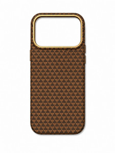 Premium Carbon Case PKA TP-106 за iPhone 17 - Кафяв