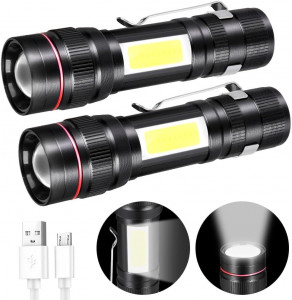 Фенер 520 LED диод + COB светлина