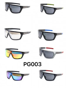 Слънчеви очила UV400 Мъжки PS PC Синия Рамка PG003 - C3 - Черен