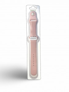 Силиконова Apple Watch каишка iWatch 49mm - Бежаво - 2 части