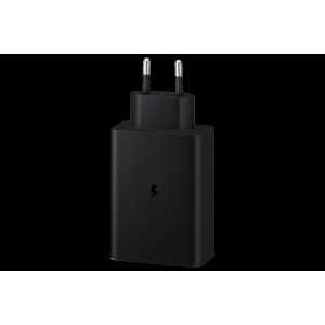 Оригинален адаптер Samsung Fast charger Trio 65W - Черен / EP-T6530NBEGEU-RETAIL