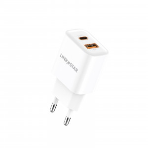 LINK★STAR LS-82 38W USB-C PD + USB-A QC бързо зарядно Адаптер