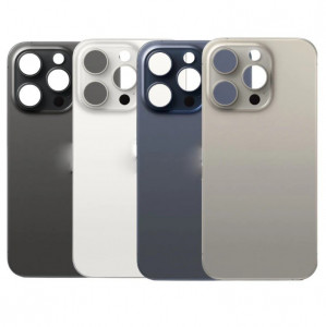 Капак батерия (без кам.) за iPhone 15 Pro Max - Бял