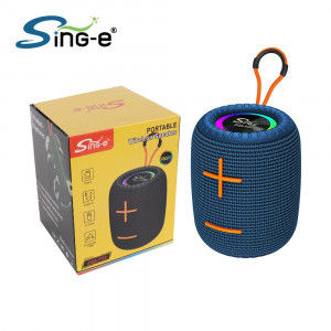Sing-e ZQS-P22  Преносим Bluetooth високоговорител iPX3 - Тъмно Син