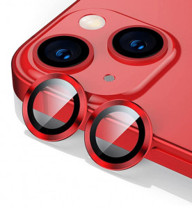 Цветен протектор за Камера iPhone 14 Pro / 14 Pro Max - Червен