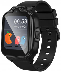 HOCO Y104 4G детски смарт часовник - Черен с GPS, видео разговори, SOS и SIM карта