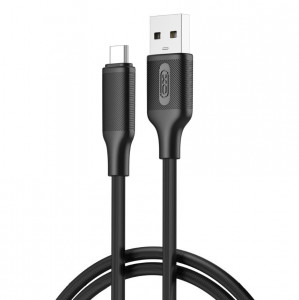 Кабел XO-NB265 Fast 3A USB към Type-C 1M - Черен