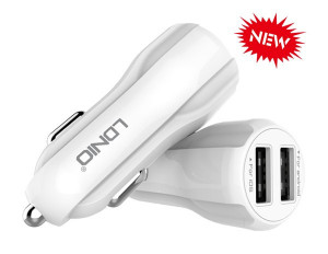 12V Зарядно 3.4A LDNIO C331 2 PORT USB към Lightning