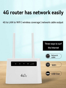 4G LTE CPE R102 – Безжичен рутер с SIM слот, RJ11 за глас, батерия 4400mAh, Ethernet и Wi-Fi hotspot до 10 устройства