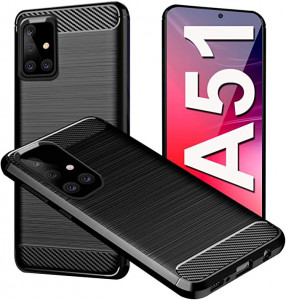 Карбонов гръб за Xiaomi Redmi Note 14 4G/5G - Черен
