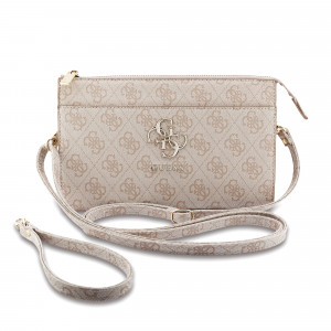 9825 GUESS PHONE POUCH 4G PU BIG 4G LOGO PINK