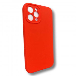 Silicone case TP-59 +камера за iPhone 17 - Червен