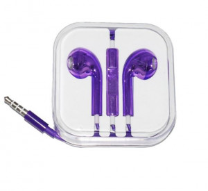 Слушалки тип Earpods 5G - Лилав