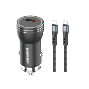 LINK✮STAR CC40 35W Бързо зарядно PD30W Type-C към Lightning