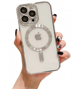 Кейс MG38 Luxury Case with Magsafe iPhone 17 - Silver