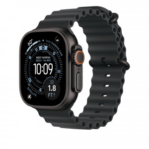 Каишка Ocean Band BN-13 Apple Watch iWatch 44/45/46/49mm - Черен