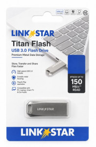 LINK★STAR Titan Flash USB 3.0 Метална Флаш Памет - 4GB
