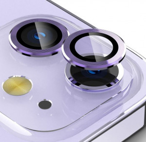 Цветен протектор за Камера iPhone 14 / 14 Plus - Лилав