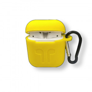 Силиконов калъф за AirPods 1/2 SC03 - Жълт