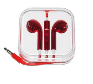 Слушалки тип Earpods 5G - Червен