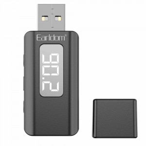 EARLDOM FM Трансмитер EARLDOM BR17 – Bluetooth 5.3, SD/USB/AUX, цифров дисплей, хендсфри