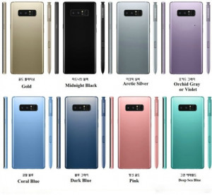 Капак батерия (без кам.) за Samsung Note 8 - Черен