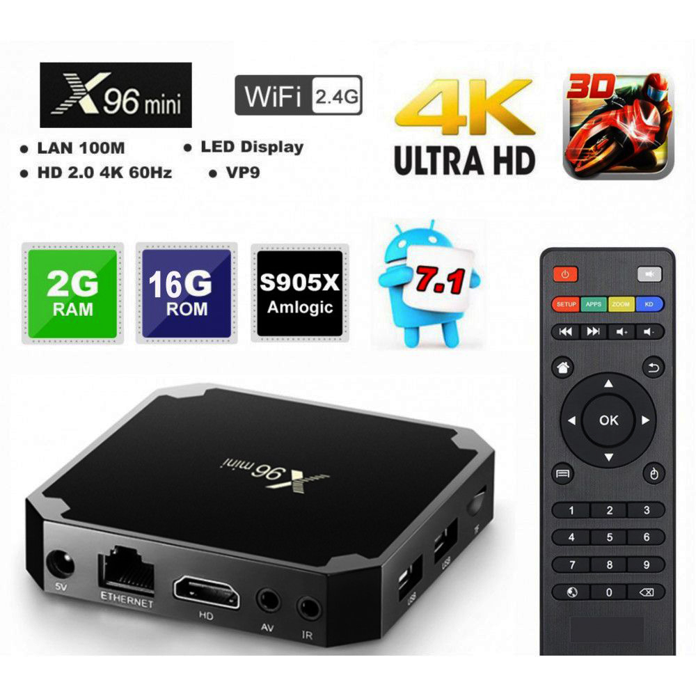 Android SMART TV BOX X96 mini, 2GB RAM, дждж