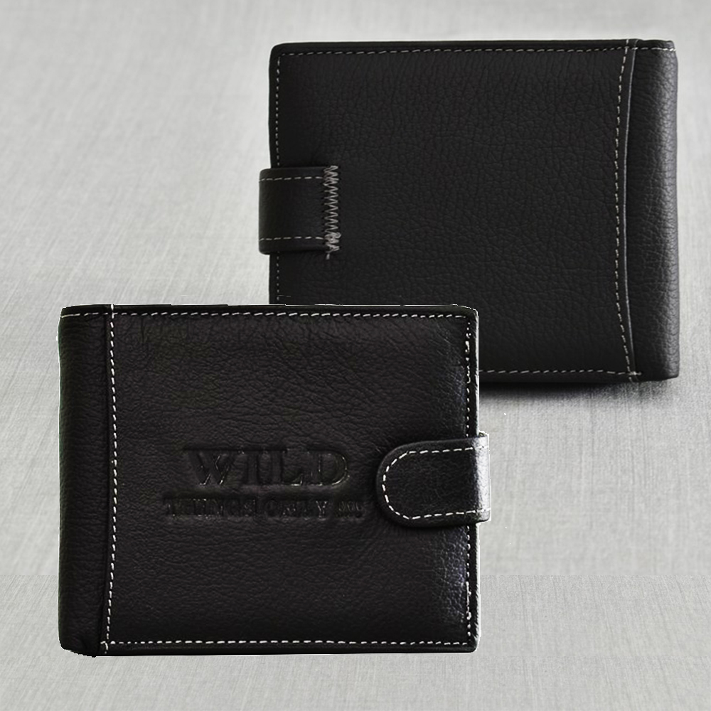 Елегантен мъжки портфейл DOS&CTOBONA WILD 31067 MAX, естествена кожа