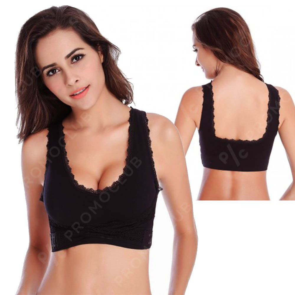 Спортен сутиен SPORT BRA без банели, 2 цвята, 3 размера