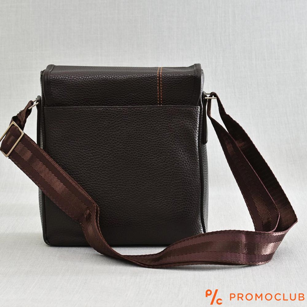 ТОП ПРОМО: мъжка чанта от STRONG 221-2 DARK BROWN, еко кожа