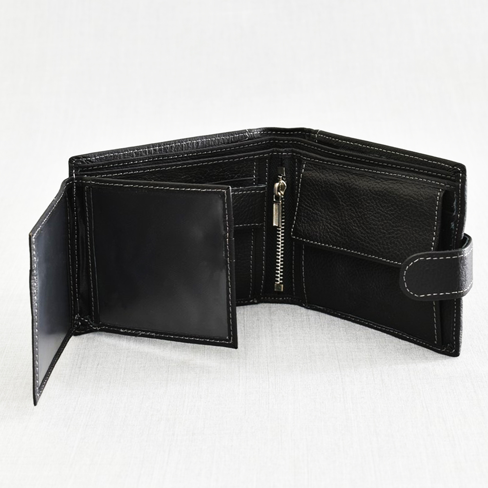 Елегантен мъжки портфейл DOS&CTOBONA WILD 31067 MAX, естествена кожа