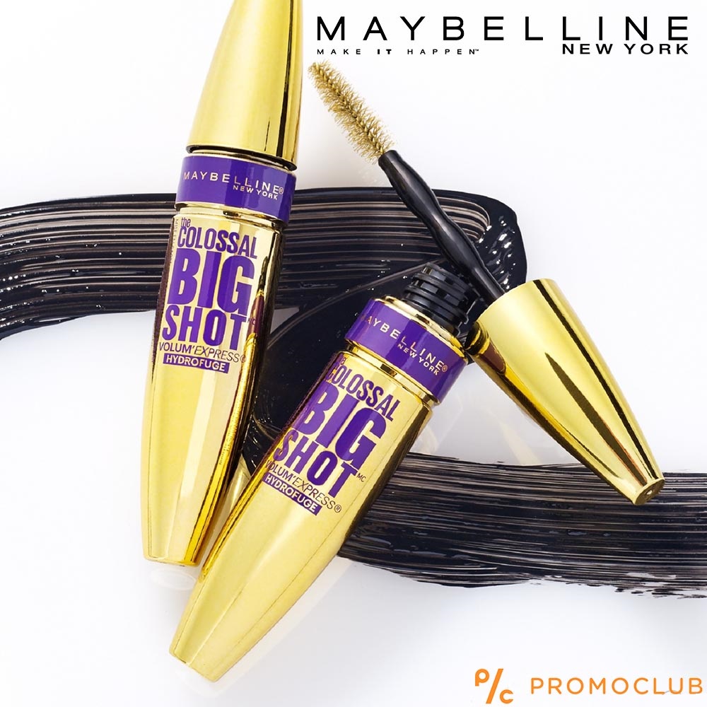 3 броя спирали за мигли Maybelline BIG SHOT NEW YORK, ТОП модел за обем, YOUR FIX