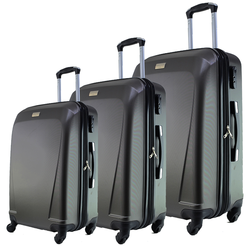 XXL размер луксозен ABS куфар - спинър GRAFIT 1256,  с разширение