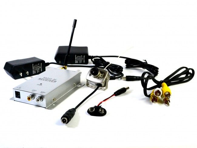 Компактна безжична камера за охрана и дневно/нощно видео наблюдение със звук, 208C KIT