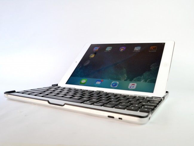 Невероятна алуминиева блутуд клавиатура за твоя APPLE iPAD PJ9-1