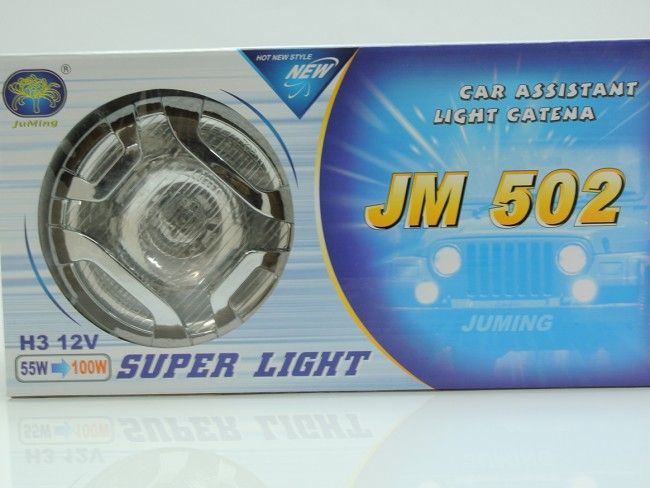 Комплект халогенни фарове за мъгла JM 502 55W - кръгли за ролбари