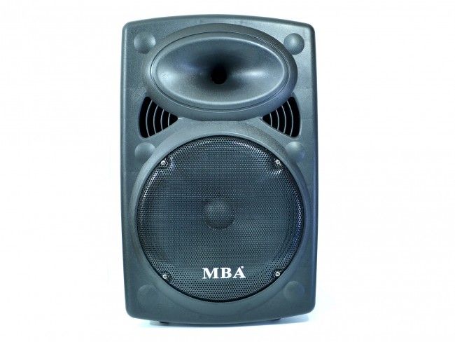 Мощна активна караоке система MBA F12 500W, 160W RMS с 2 безжични микрофона