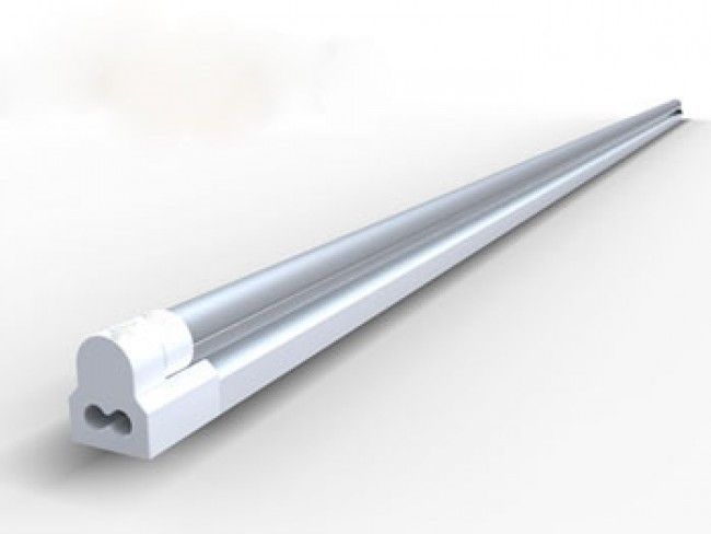 LED осветително тяло тип ПУРА T8 с алуминиев гръб и бяло матово стъкло 60 см, 9W, 900Lm